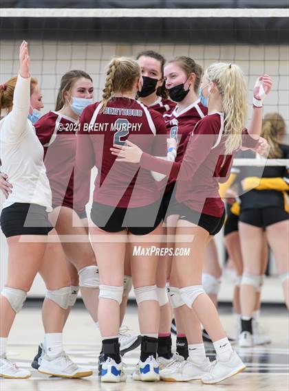 Thumbnail 1 in Thompson Valley vs. Berthoud (at Holy Family HS) photogallery.