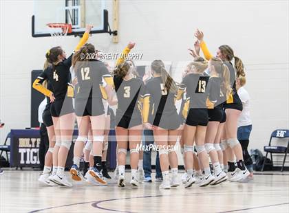 Thumbnail 3 in Thompson Valley vs. Berthoud (at Holy Family HS) photogallery.
