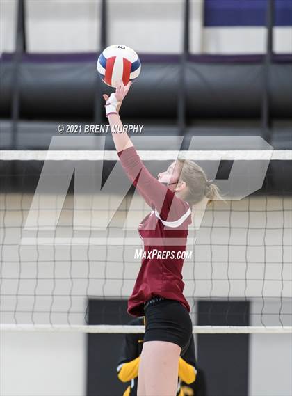Thumbnail 2 in Thompson Valley vs. Berthoud (at Holy Family HS) photogallery.