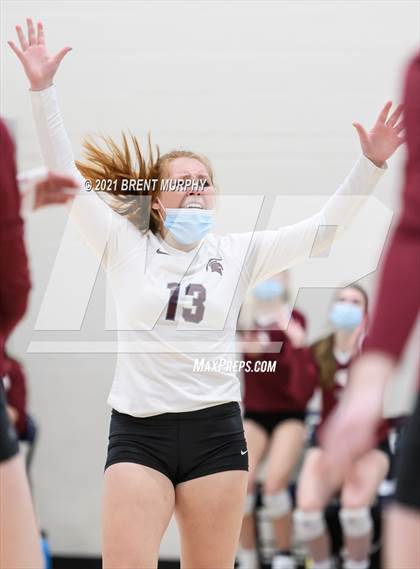 Thumbnail 1 in Thompson Valley vs. Berthoud (at Holy Family HS) photogallery.