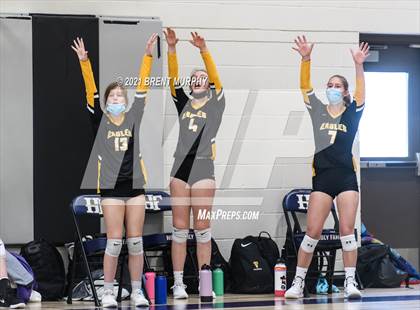 Thumbnail 3 in Thompson Valley vs. Berthoud (at Holy Family HS) photogallery.