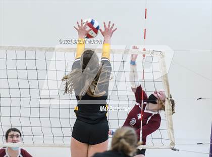 Thumbnail 2 in Thompson Valley vs. Berthoud (at Holy Family HS) photogallery.