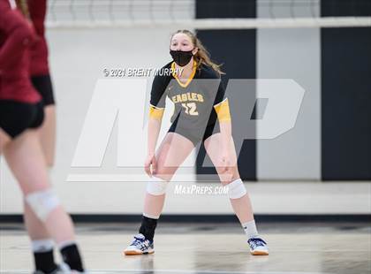 Thumbnail 2 in Thompson Valley vs. Berthoud (at Holy Family HS) photogallery.