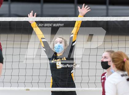 Thumbnail 2 in Thompson Valley vs. Berthoud (at Holy Family HS) photogallery.