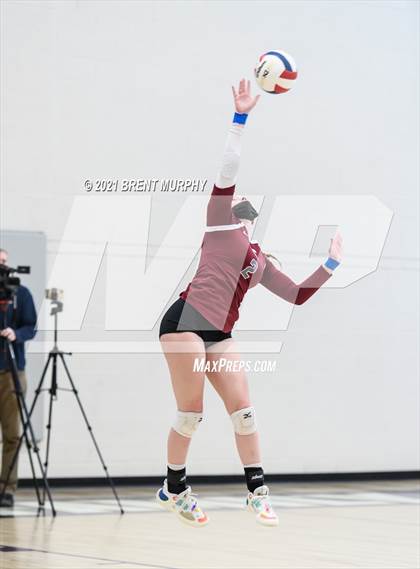 Thumbnail 1 in Thompson Valley vs. Berthoud (at Holy Family HS) photogallery.