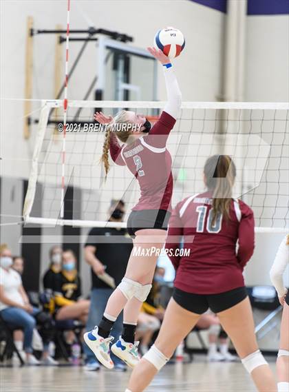 Thumbnail 1 in Thompson Valley vs. Berthoud (at Holy Family HS) photogallery.