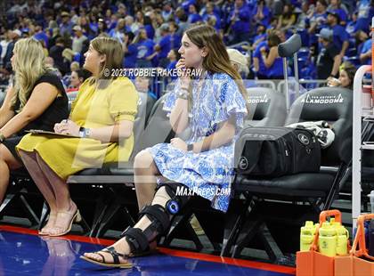 Thumbnail 2 in Lipan vs. Martins Mill (UIL 2A Basketball State Semifinal) photogallery.