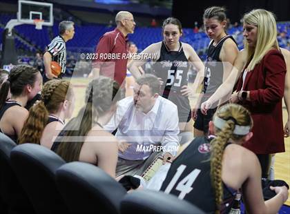 Thumbnail 2 in Lipan vs. Martins Mill (UIL 2A Basketball State Semifinal) photogallery.