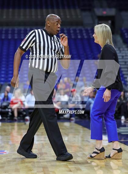 Thumbnail 1 in Lipan vs. Martins Mill (UIL 2A Basketball State Semifinal) photogallery.