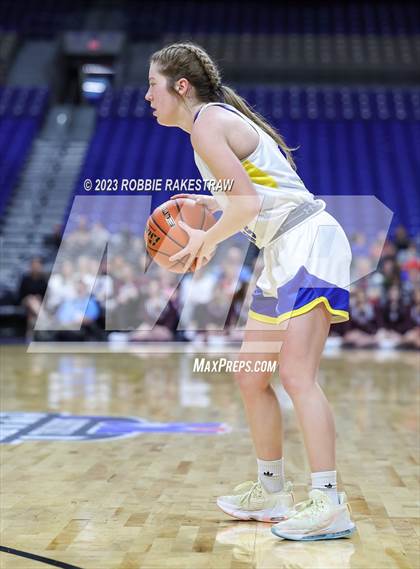 Thumbnail 3 in Lipan vs. Martins Mill (UIL 2A Basketball State Semifinal) photogallery.