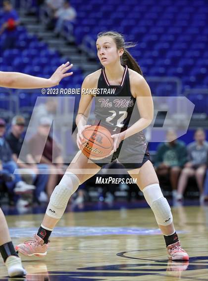 Thumbnail 3 in Lipan vs. Martins Mill (UIL 2A Basketball State Semifinal) photogallery.