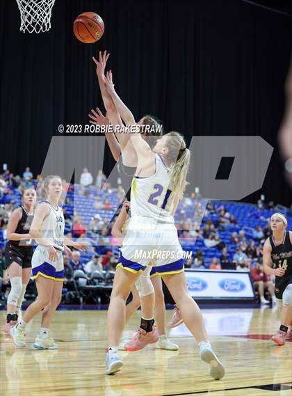 Thumbnail 3 in Lipan vs. Martins Mill (UIL 2A Basketball State Semifinal) photogallery.