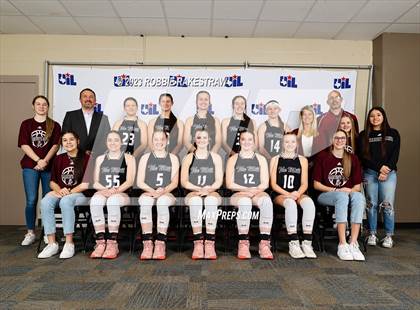 Thumbnail 2 in Lipan vs. Martins Mill (UIL 2A Basketball State Semifinal) photogallery.