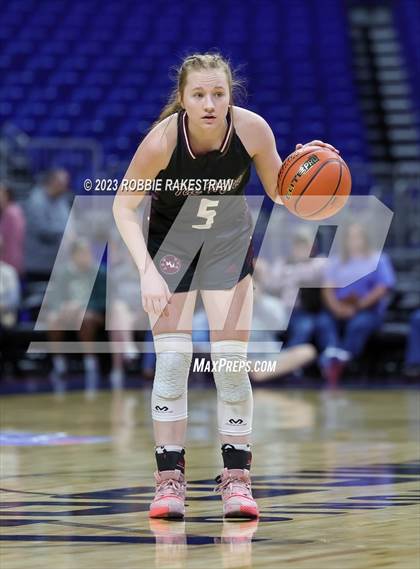 Thumbnail 3 in Lipan vs. Martins Mill (UIL 2A Basketball State Semifinal) photogallery.