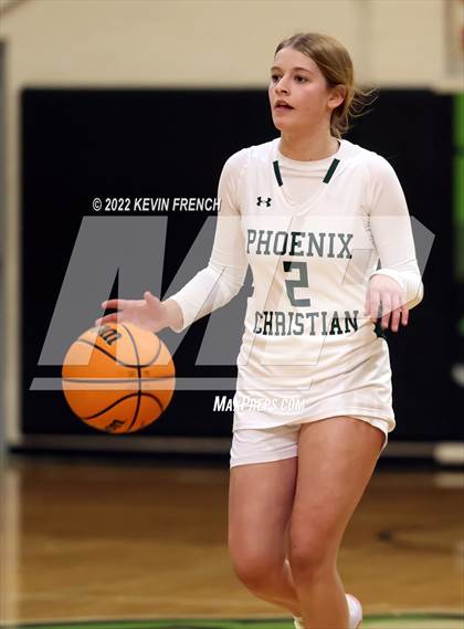 Thumbnail 3 in Scottsdale Christian Academy Vs Phoenix Christian (Holiday Hoops Tournament) photogallery.