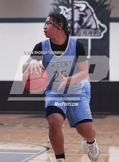 Thumbnail 2 in Sweeny vs Needville (UIL Basketball 4A Region 4 Bi-District) photogallery.