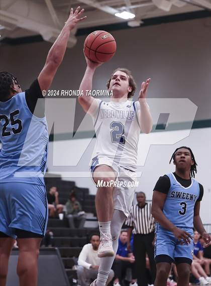 Thumbnail 3 in Sweeny vs Needville (UIL Basketball 4A Region 4 Bi-District) photogallery.
