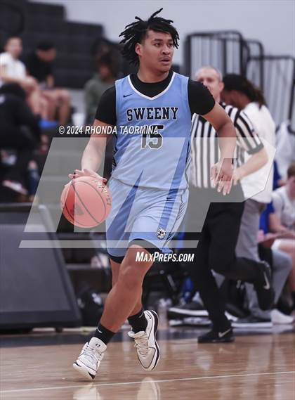 Thumbnail 2 in Sweeny vs Needville (UIL Basketball 4A Region 4 Bi-District) photogallery.