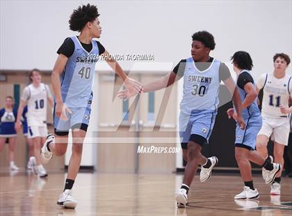 Thumbnail 3 in Sweeny vs Needville (UIL Basketball 4A Region 4 Bi-District) photogallery.