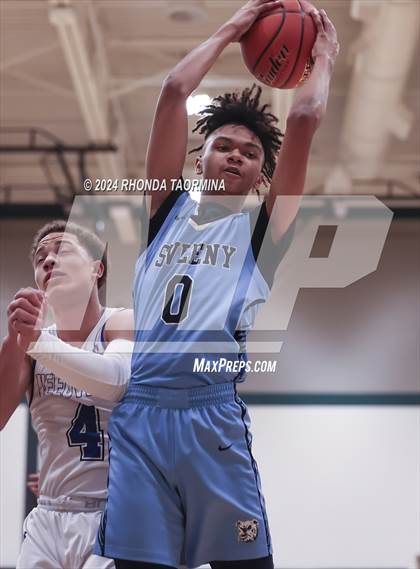 Thumbnail 3 in Sweeny vs Needville (UIL Basketball 4A Region 4 Bi-District) photogallery.