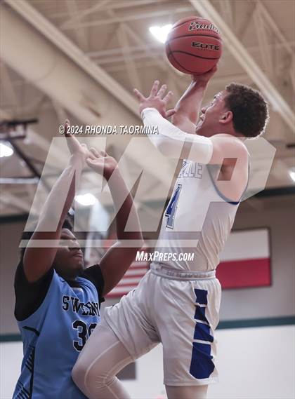 Thumbnail 3 in Sweeny vs Needville (UIL Basketball 4A Region 4 Bi-District) photogallery.
