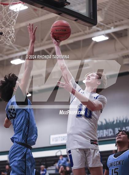 Thumbnail 3 in Sweeny vs Needville (UIL Basketball 4A Region 4 Bi-District) photogallery.