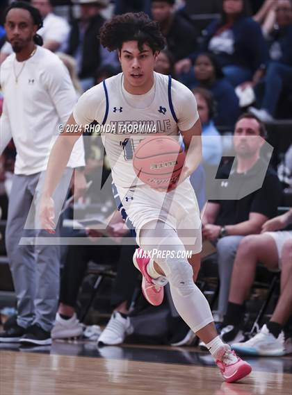 Thumbnail 2 in Sweeny vs Needville (UIL Basketball 4A Region 4 Bi-District) photogallery.