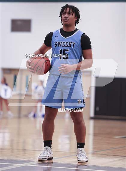 Thumbnail 3 in Sweeny vs Needville (UIL Basketball 4A Region 4 Bi-District) photogallery.