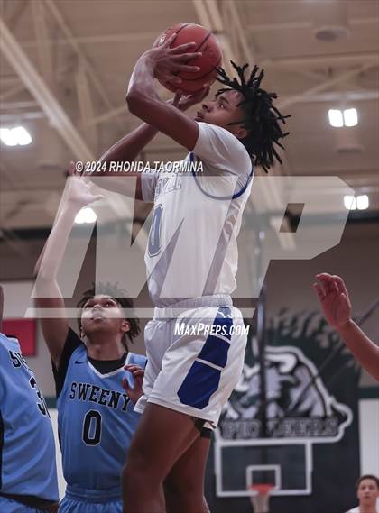 Thumbnail 3 in Sweeny vs Needville (UIL Basketball 4A Region 4 Bi-District) photogallery.
