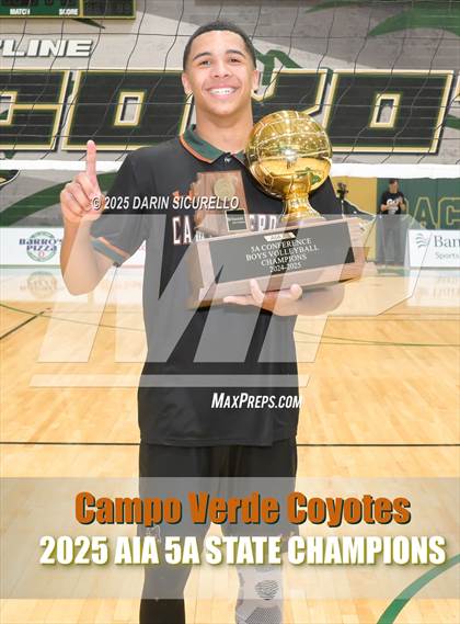 Thumbnail 2 in Campo Verde vs Arizona College Prep (AIA 5A Final - Awards) photogallery.