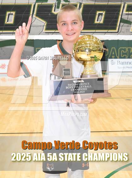 Thumbnail 3 in Campo Verde vs Arizona College Prep (AIA 5A Final - Awards) photogallery.