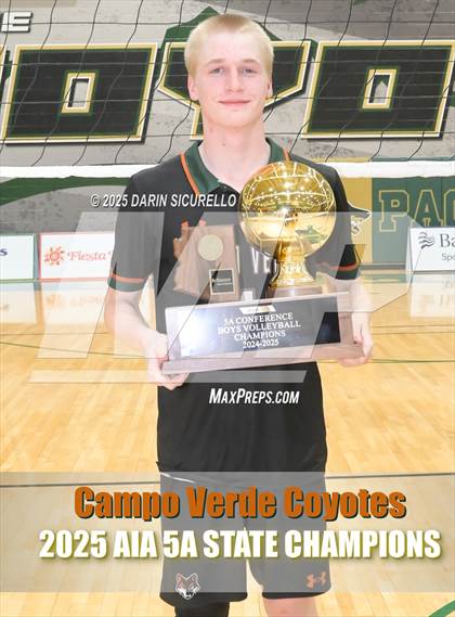 Thumbnail 2 in Campo Verde vs Arizona College Prep (AIA 5A Final - Awards) photogallery.