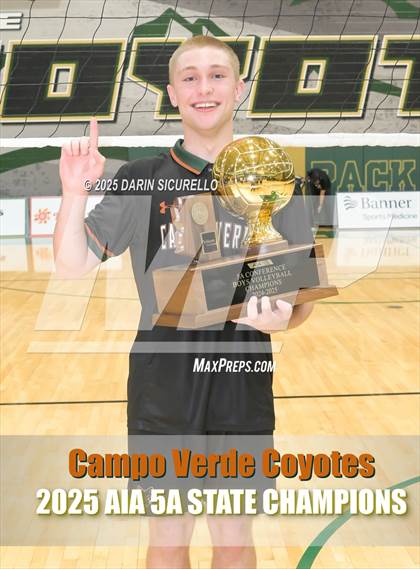 Thumbnail 3 in Campo Verde vs Arizona College Prep (AIA 5A Final - Awards) photogallery.