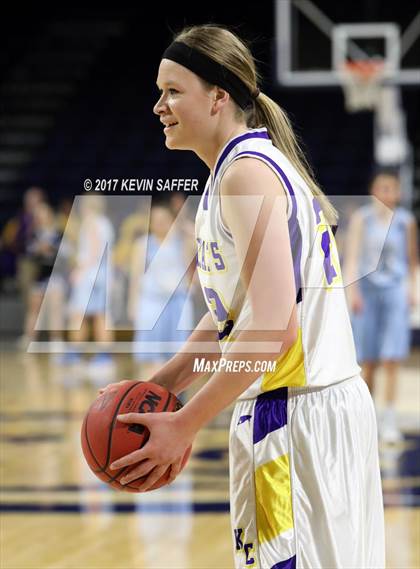 Thumbnail 1 in South Baca [Campo/Vilas/Pritchett] vs. Kit Carson  (CHSAA 1A Semifinal) photogallery.