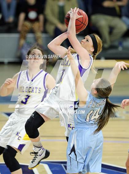 Thumbnail 2 in South Baca [Campo/Vilas/Pritchett] vs. Kit Carson  (CHSAA 1A Semifinal) photogallery.