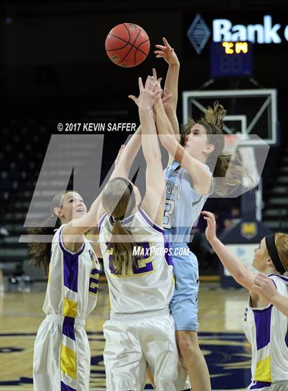 Thumbnail 2 in South Baca [Campo/Vilas/Pritchett] vs. Kit Carson  (CHSAA 1A Semifinal) photogallery.
