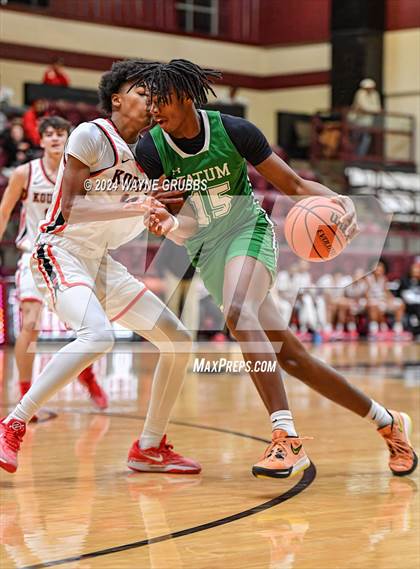 Thumbnail 3 in Kountze vs. Tatum (Holiday Hoops tournament) photogallery.