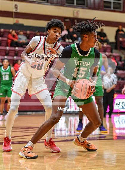 Thumbnail 2 in Kountze vs. Tatum (Holiday Hoops tournament) photogallery.
