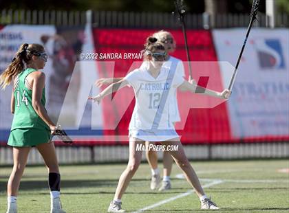 Thumbnail 3 in Myers Park vs Charlotte Catholic (NCHSAA 3rd Round) photogallery.