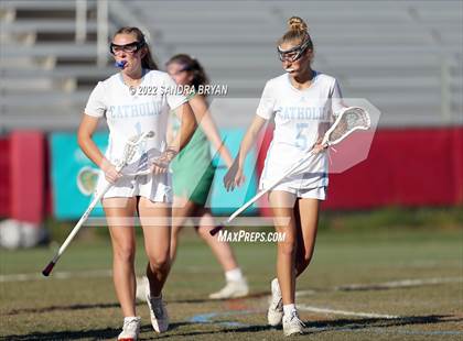 Thumbnail 2 in Myers Park vs Charlotte Catholic (NCHSAA 3rd Round) photogallery.