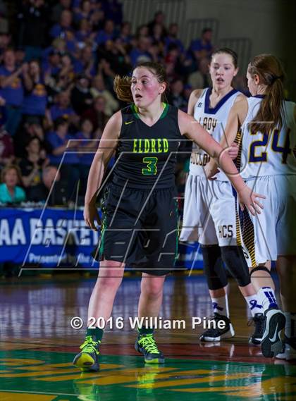 Thumbnail 3 in Eldred vs. Heuvelton Central (NYSPHSAA Class D Semifinal) photogallery.