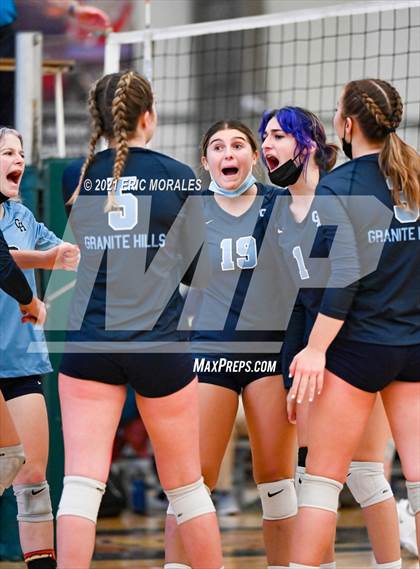 Thumbnail 3 in Granite Hills vs Mater Dei Catholic (Southern California Invitational) photogallery.