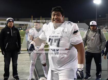 Thumbnail 2 in De La Salle vs.St. John Bosco (CIF State Open Division Final) photogallery.