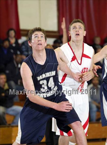 Thumbnail 2 in St. Mary's vs. Marin Catholic (CIF NCS D4 Playoffs) photogallery.