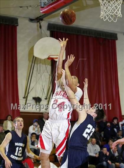 Thumbnail 1 in St. Mary's vs. Marin Catholic (CIF NCS D4 Playoffs) photogallery.