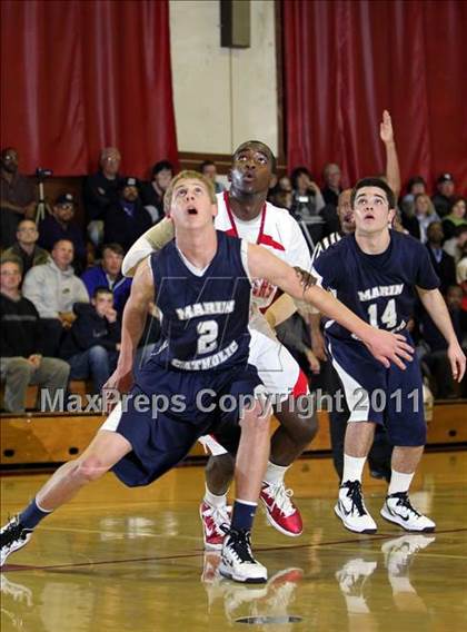 Thumbnail 1 in St. Mary's vs. Marin Catholic (CIF NCS D4 Playoffs) photogallery.