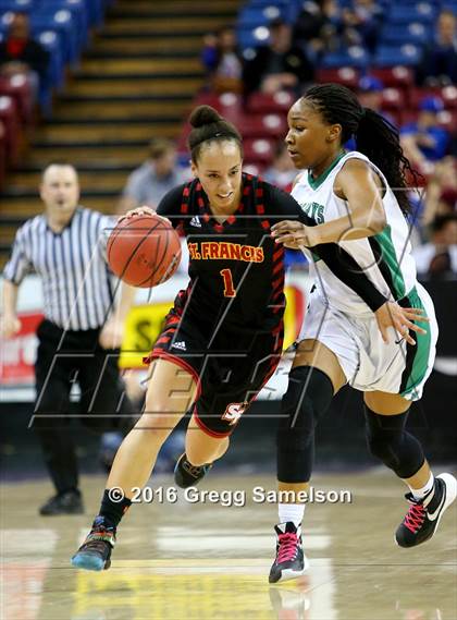 Thumbnail 2 in St. Mary's vs St. Francis (CIF SJS D1 Final) photogallery.