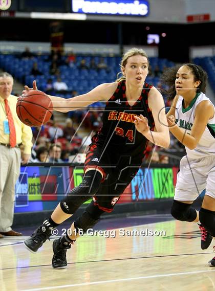 Thumbnail 3 in St. Mary's vs St. Francis (CIF SJS D1 Final) photogallery.