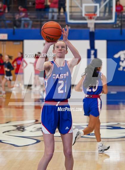 Thumbnail 1 in Caston vs. Marquette Catholic (IHSAA 1A Semi-State 7) photogallery.