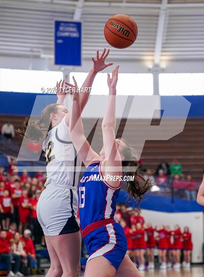 Thumbnail 1 in Caston vs. Marquette Catholic (IHSAA 1A Semi-State 7) photogallery.